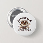 Badge Rond 5 Cm Exprimez-vous (Devant & derrière)
