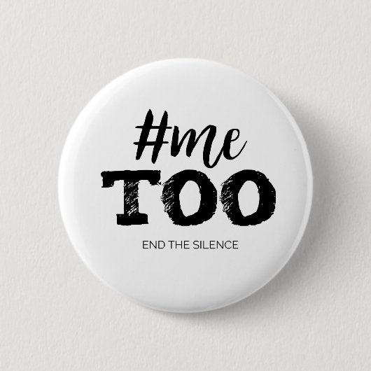 Badge Rond 5 Cm Extrémité imitation le silence (Devant)