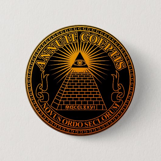 Badge Rond 5 Cm Eye of Providence 3 (Devant)