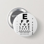 Badge Rond 5 Cm Eye Test (Devant & derrière)
