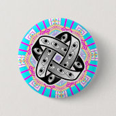 Badge Rond 5 Cm Ezekiel Wheel Impossible UFO (Devant)