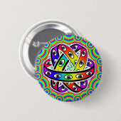 Badge Rond 5 Cm Ezekiel's wheel (Devant & derrière)