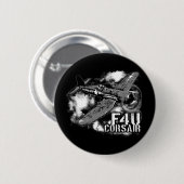 BADGE ROND 5 CM F4U CORSAIR (Devant & derrière)