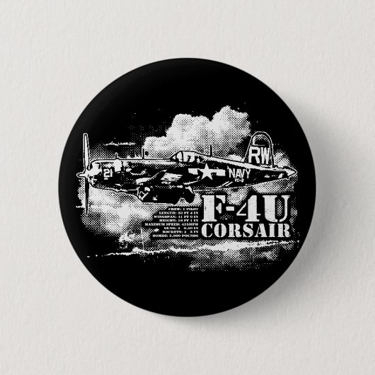 BADGE ROND 5 CM F4U CORSAIR (Devant)