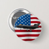 BADGE ROND 5 CM F-22 (Devant & derrière)