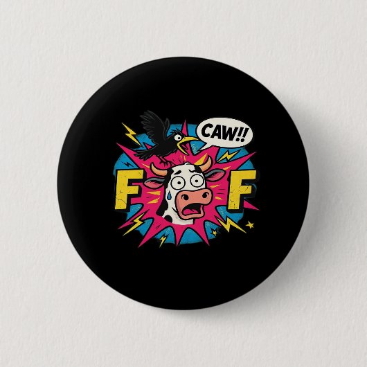 Badge Rond 5 Cm F-Caw-F Aesthetic Unique (Devant)