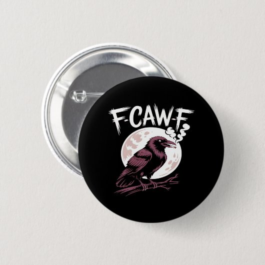 Badge Rond 5 Cm F-Caw-F Classic Minimal Clean (Devant & derrière)