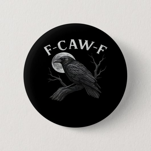 Badge Rond 5 Cm F-Caw-F Cool Unique (Devant)