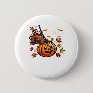 Badge Rond 5 Cm F-Caw-F Drôle pour hommes femmes Thanksgiving-Noël