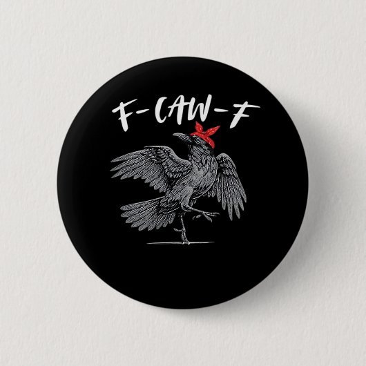 Badge Rond 5 Cm F-Caw-F Retro Classic (Devant)