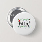 Badge Rond 5 Cm Fa (la) 8 Drôle de professeur de mathématiques de (Devant & derrière)