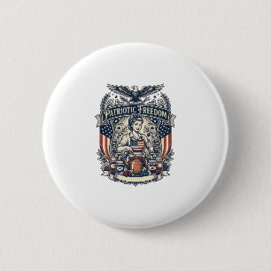 Badge Rond 5 Cm Fabricant de confiture patriotique
