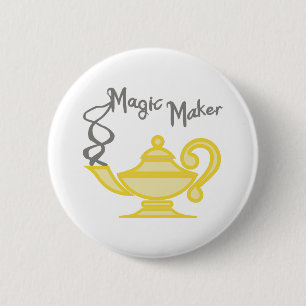 BADGE ROND 5 CM FABRICANT MAGIQUE