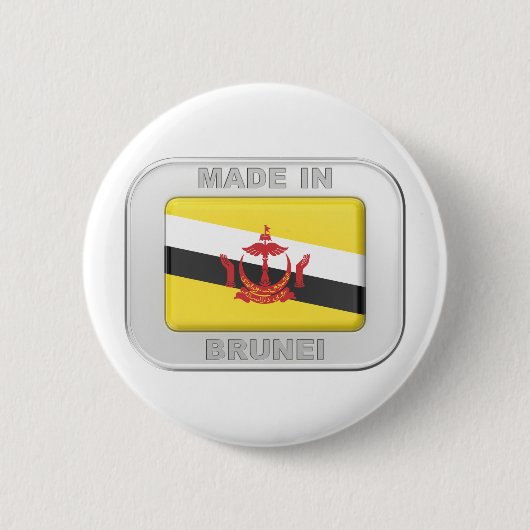Badge Rond 5 Cm Fabriqué à Brunei (Devant)