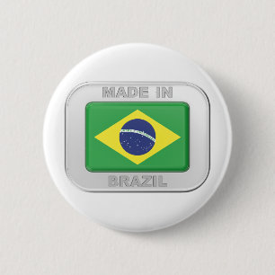 Badge Rond 5 Cm Fabriqué au Brésil