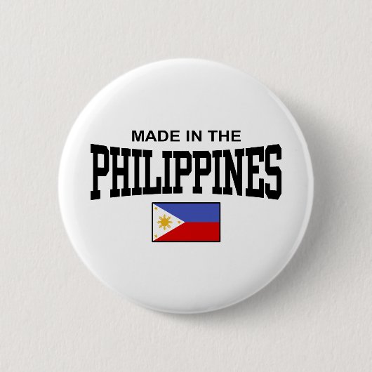 Badge Rond 5 Cm Fabriqué Aux Philippines (Devant)