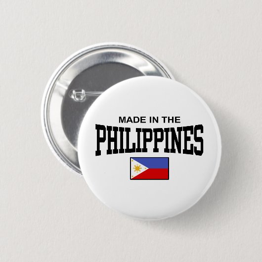 Badge Rond 5 Cm Fabriqué Aux Philippines (Devant & derrière)