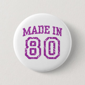 Badge Rond 5 Cm Fabriqué en 80