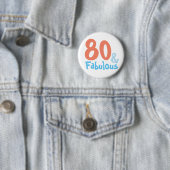 Badge Rond 5 Cm Fabuleux Retro fête d'anniversaire (En situation)