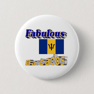 Badge Rond 5 Cm fabulous barbados