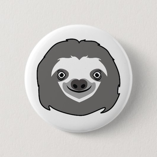Badge Rond 5 Cm Face de fentes (Devant)