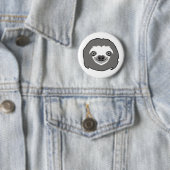 Badge Rond 5 Cm Face de fentes (En situation)