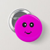 Badge Rond 5 Cm Face mignonne (Devant & derrière)
