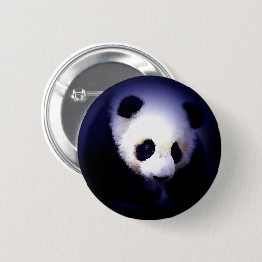 Badge Rond 5 Cm Face Panda (Devant & derrière)
