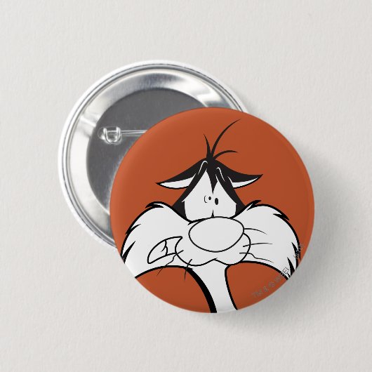 Badge Rond 5 Cm Face SYLVESTER™ (Devant & derrière)
