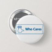 Badge Rond 5 Cm Facebook qui s'inquiète (Devant & derrière)