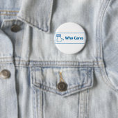 Badge Rond 5 Cm Facebook qui s'inquiète (En situation)