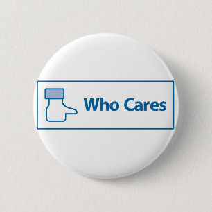 Badge Rond 5 Cm Facebook qui s'inquiète