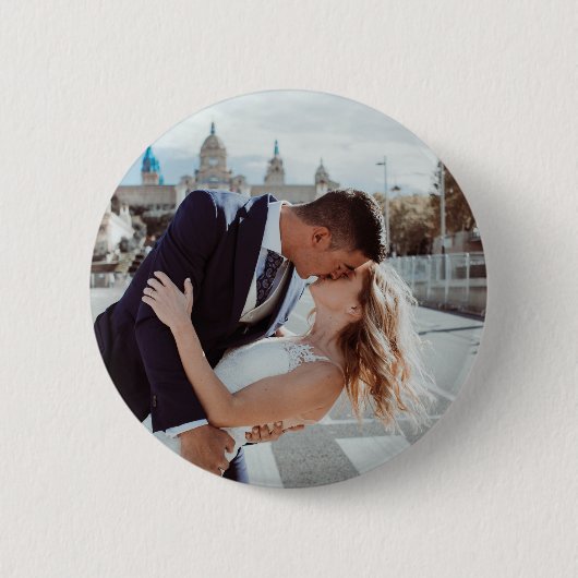 Badge Rond 5 Cm FACILE ! Bouton - Personnalisé - Ajouter votre ima (Devant)