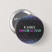 Badge Rond 5 Cm Facilement distrait (Devant & derrière)