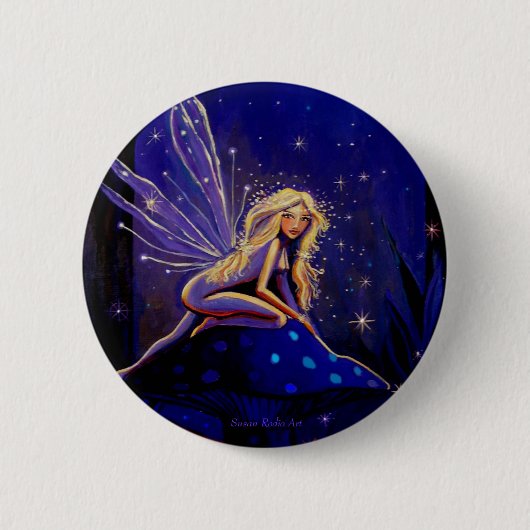 Badge Rond 5 Cm Faery magique de clair de lune (Devant)