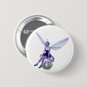 Badge Rond 5 Cm Faery - NIP (Devant & derrière)