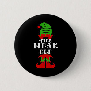 Badge Rond 5 Cm Faible Elfe Noël Correspondant Famille Coworker Gr