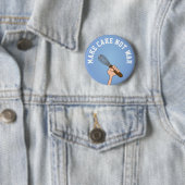 Badge Rond 5 Cm Faire du gâteau (En situation)