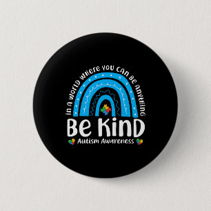 Badge Rond 5 Cm Faire preuve de gentillesse Rainbow Sensibilisatio