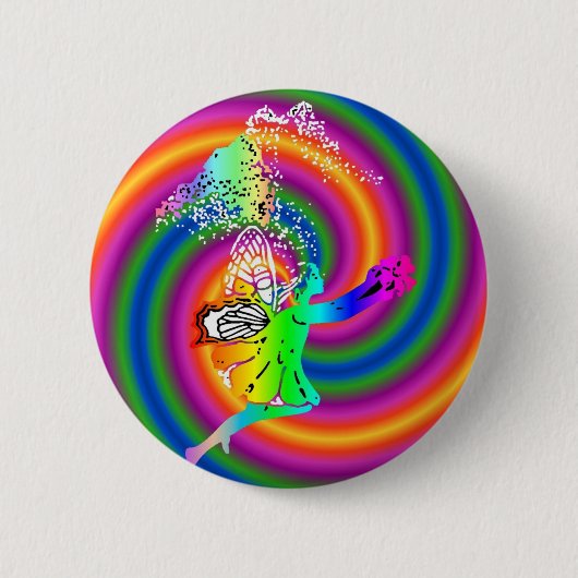 Badge Rond 5 Cm fairy swirl (Devant)