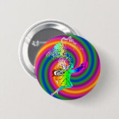 Badge Rond 5 Cm fairy swirl (Devant & derrière)