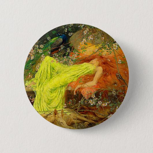 Badge Rond 5 Cm Fairy Tale Arthur Wardle (Devant)
