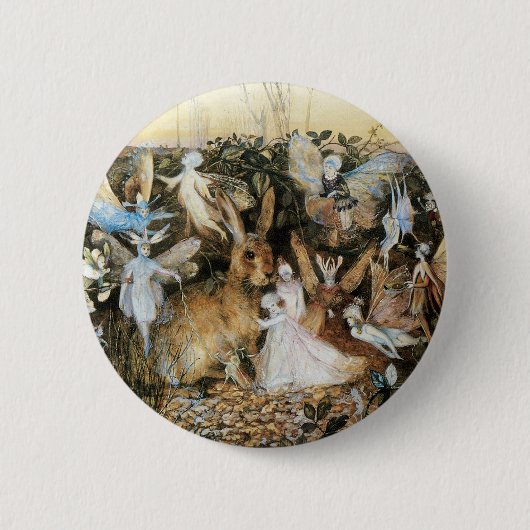 Badge Rond 5 Cm Fairy Twilight de John Anster Fitzgerald (Devant)