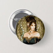 Badge Rond 5 Cm Fairytale Princess (Devant & derrière)