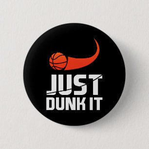Badge Rond 5 Cm Fais-Le ! Joueur Bysketbyll Slam Dunk Cadeau