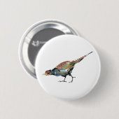 Badge Rond 5 Cm Faisan (Devant & derrière)