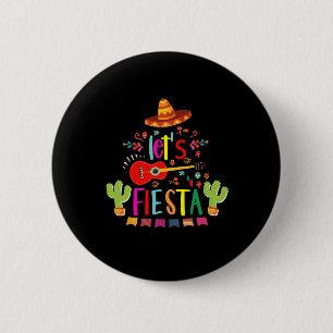 Badge Rond 5 Cm Faisons la Fête Cinco De Mayo Guitare Drôle Mexica