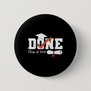 Badge Rond 5 Cm Fait Cl De 2025 Lycée Lycée Diplômé De L'École Sec