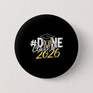 Badge Rond 5 Cm Fait classe de 2026 remise des diplômes des senior