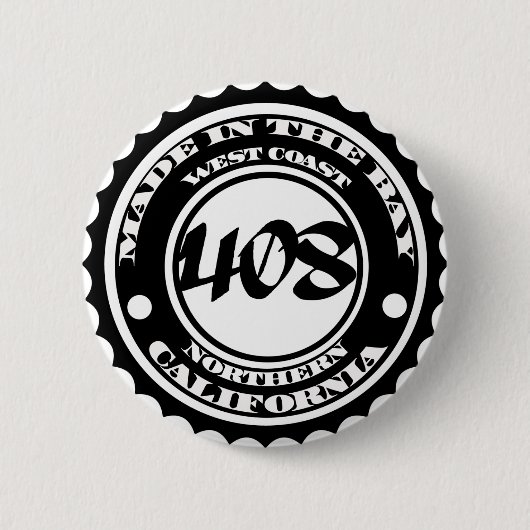Badge Rond 5 Cm Fait dans les 408 (Devant)
